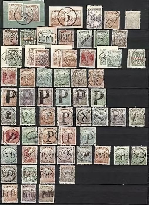 Hungary PORTO overprint - example 2